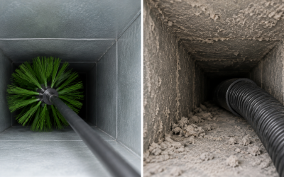 RotoBrush vs. Standard Vacuum Duct Cleaning: What’s the Difference?